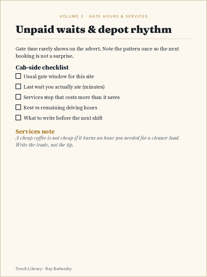 Gate hours checklist preview